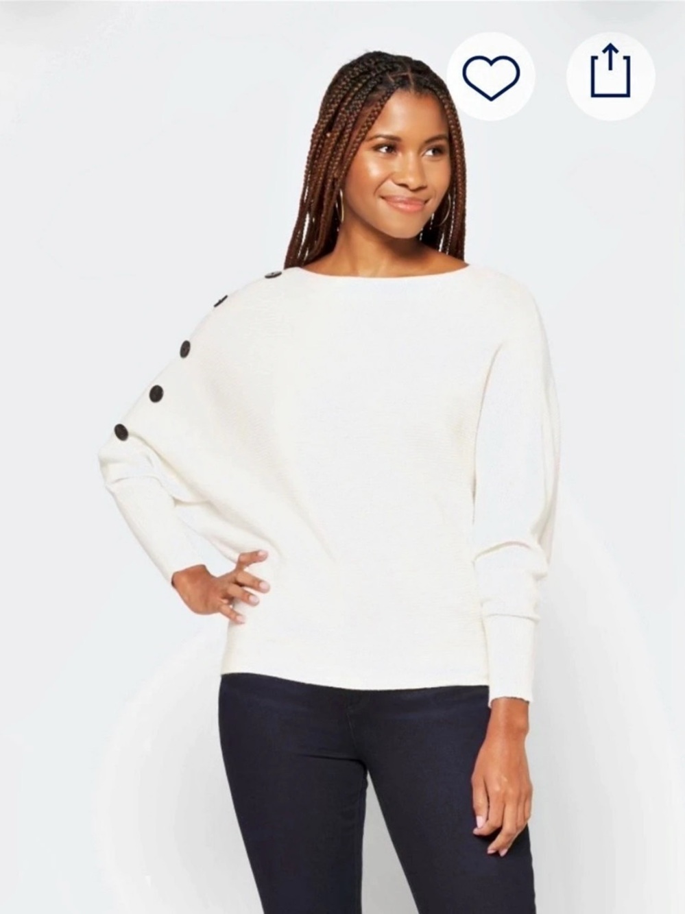 Faith + Zoe Tibi Dolman Sleeve Ribbed Sweater NWOT XL Stitch Fix